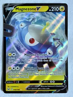 Magnezone V 056/196 Swsh11 Lost Origin Rare Holo Pokemon Card - Image 3
