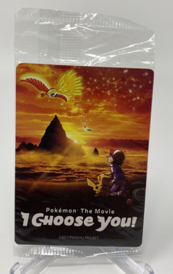 2017 Pokemon The Movie "I Choose You" Ash's Pikachu 3 card pack Factory Sealed - Image 1
