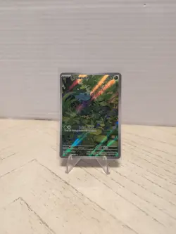 Pokemon TCG Bulbasaur Scarlet Violet-151 Holo Card 166/165 Illustration Rare - Image 1