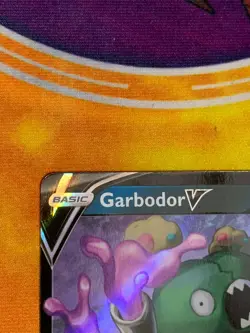 C1167 POKEMON TCG GARBODOR V NM CARD HOLO #100 EVOLVING SKIES RARE - Image 3