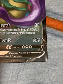 C1167 POKEMON TCG GARBODOR V NM CARD HOLO #100 EVOLVING SKIES RARE - Image 5