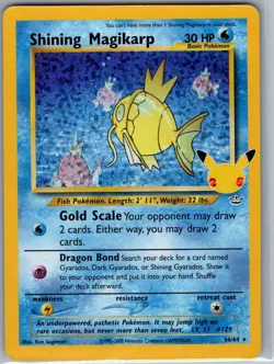 Shining Magikarp 66/64 Celebrations: Classic Collection - Pokemon Card - NM - Image 1