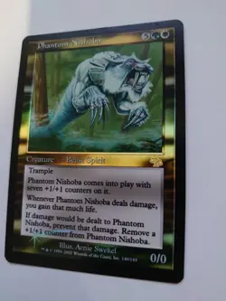 Phantom Nishoba. Beast Spirit Rare Judgment. FOIL Vintage MTG card. - Image 2