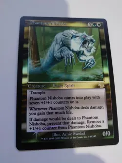 Phantom Nishoba. Beast Spirit Rare Judgment. FOIL Vintage MTG card. - Image 4