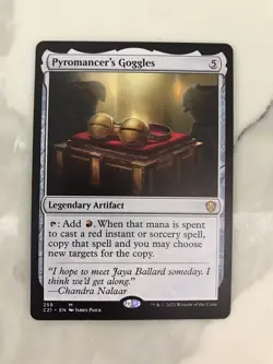 Pyromancer's Goggles MTG Magic the Gathering Card LP Lightly Played C21 - Image 1