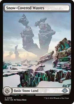 Snow-Covered Waste - Borderless - Modern Horizons 3 MH3 - MtG - NM - Image 1