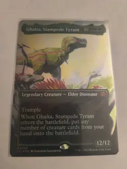 Ghalta, Stampede Tyrant (Borderless) The Lost Caverns of Ixalan Foil - Image 1