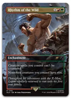 Rhythm of the Wild #1740 (NM) Secret Lair Drop SLD Magic MTG - Image 1