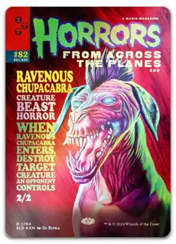Ravenous Chupacabra (1764) (Rainbow Foil) #1764 NM Secret Lair Drop Magic MTG - Image 1