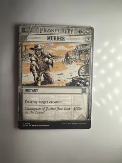 MTG Murder [Outlaws of Thunder Junction: Breaking News​​​] Near Mint​​ - Image 1