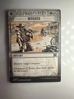 MTG Murder [Outlaws of Thunder Junction: Breaking News​​​] Near Mint​​ - Image 3