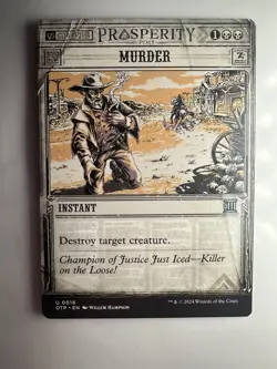 MTG Murder [Outlaws of Thunder Junction: Breaking News​​​] Near Mint​​ - Image 4