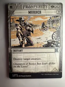 MTG Murder [Outlaws of Thunder Junction: Breaking News​​​] Near Mint​​ - Image 5