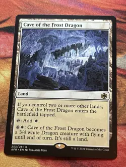 Cave Of The Frost Dragon - MTG Magic the Gathering - AFR - Image 2
