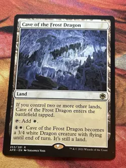 Cave Of The Frost Dragon - MTG Magic the Gathering - AFR - Image 4