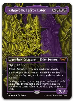 Valgavoth, Terror Eater (Showcase) #352 (NM) Duskmourn DSK Magic MTG - Image 1