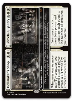 Dollmaker's Shop // Porcelain Gallery #4 (NM) Duskmourn DSK Magic MTG - Image 1