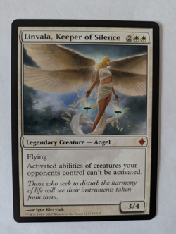 Linvala, Keeper of Silence Rise of Eldrazi MTG NM Free shipping with tracking - Image 1