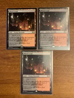 MTG Blood Crypt Ravnica Allegiance X3 Regular Rare Magic The Gathering - Image 1