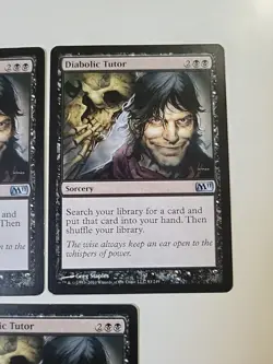 Diabolic Tutor X3 Magic 2011 (M11) Regular MTG Great Condition Black Sorcery - Image 3