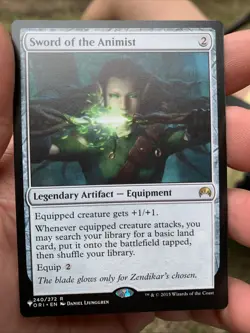 Sword of the Animist - Magic Origins - Rare - NM - The List - Image 1