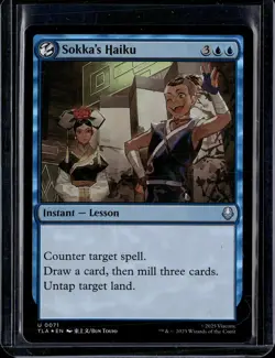 Sokka's Haiku - 71 - Foil - TLA - NM - MTG Magic the Gathering - Image 1