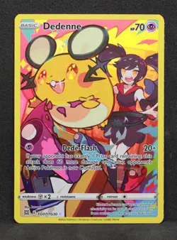 Dedenne TG07/TG30 Brilliant Stars Trainer Gallery Pokemon Holo Lightly Played - Image 1