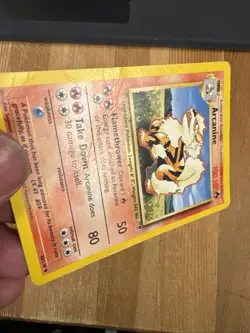 Pokemon TCG Arcanine Legendary Collection 36/110 Regular Uncommon DAMAGED - Image 3