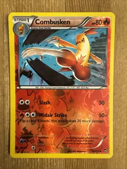 Pokemon - Combusken 13/111 Reverse Holo Furious Fists LP - Image 1