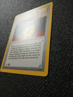 Pokemon 1st Edition Base Set Devolution Spray 72/102 Played WOTC - Image 2