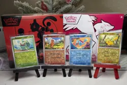 Pokemon Costco 151 Cosmo Foil Promo Set Pikachu Squirtle Charmander Bulbasaur - Image 1