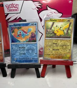 Pokemon Costco 151 Cosmo Foil Promo Set Pikachu Squirtle Charmander Bulbasaur - Image 3