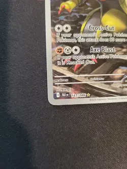 Pokemon SV Black Bolt Haxorus 147/086 Illustration Rare NM - Image 3