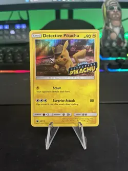 Pokemon 2019 Detective Pikachu SM170 Holo Stamped Promo - Image 1