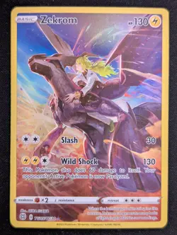 Zekrom TG05/TG30 SWSH09: Brilliant Stars Trainer Gallery Pokemon TCG NM - Image 1