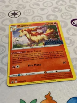 C1677 POKEMON TCG RAPIDASH HOLO NM #SWSH270 SILVER TEMPEST BLACK STAR PROMO - Image 2