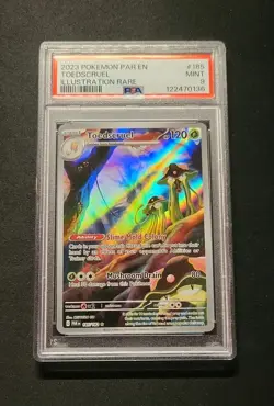 Toedscruel 185/182 Sv04 Paradox Rift Holo Pokemon TCG PSA 9 Mint #185 - Image 1