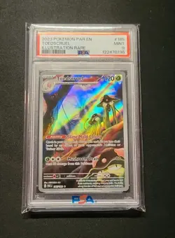 Toedscruel 185/182 Sv04 Paradox Rift Holo Pokemon TCG PSA 9 Mint #185 - Image 3