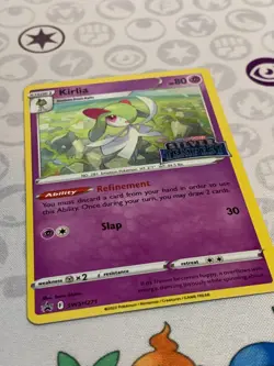 C1683 POKEMON TCG KIRLIA HOLO NM #SWSH271 SILVER TEMPEST BLACK STAR PROMO - Image 2