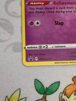 C1683 POKEMON TCG KIRLIA HOLO NM #SWSH271 SILVER TEMPEST BLACK STAR PROMO - Image 4