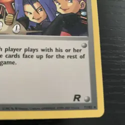 Here Comes Team Rocket Pokemon TCG 71/82 Rare 1st Edition Non-Halo - Image 3