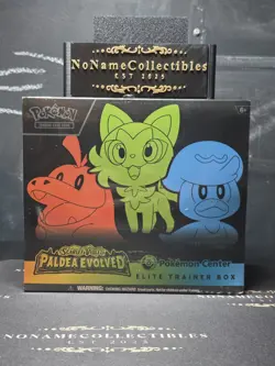 Pokemon Center Exclusive Paldea Evolved Elite Trainer Box ETB - (SLIGHT TEAR) - Image 1