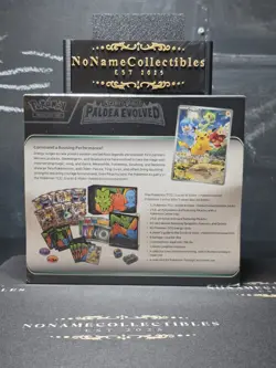 Pokemon Center Exclusive Paldea Evolved Elite Trainer Box ETB - (SLIGHT TEAR) - Image 2