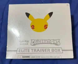 Pokemon Celebrations Elite Trainer Box 25th Anniversary ETB New Sealed TCG - Image 2