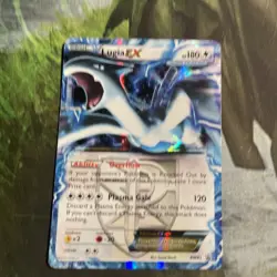 Lugia EX BW83 B&W Black Star Promos Ultra Rare Holo Pokemon 2013 DMG - Image 1