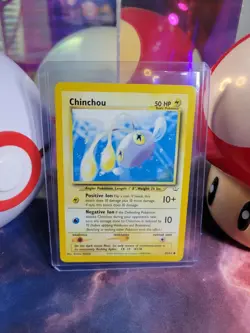 Chinchou 42/64 Pokemon TCG Neo Revelation Unlimited Regular Common LP - Image 1