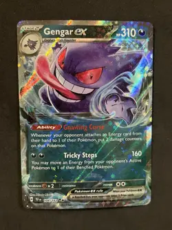 Gengar ex Double Rare 104/162 Pokemon Temporal Forces English NM - Image 1