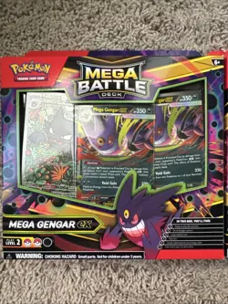 Pokemon Set of 2 (1 of each) Gengar/Diancie ex Mega Battle Deck - Image 3