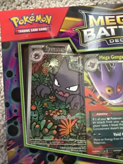 Pokemon Set of 2 (1 of each) Gengar/Diancie ex Mega Battle Deck - Image 4
