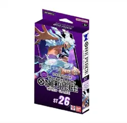 🏴‍☠ One Piece Card Game Starter Deck ST‑26 - Purple/Black Monkey D. Luffy (Eng - Image 1